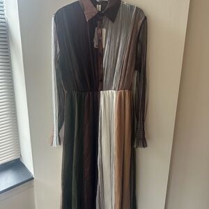 Multicolor Striped Women's Dress